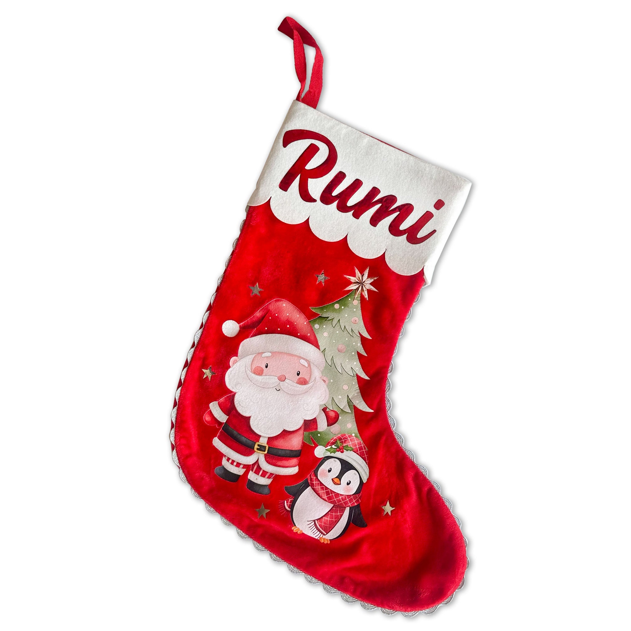 Personalised Velvet Stocking