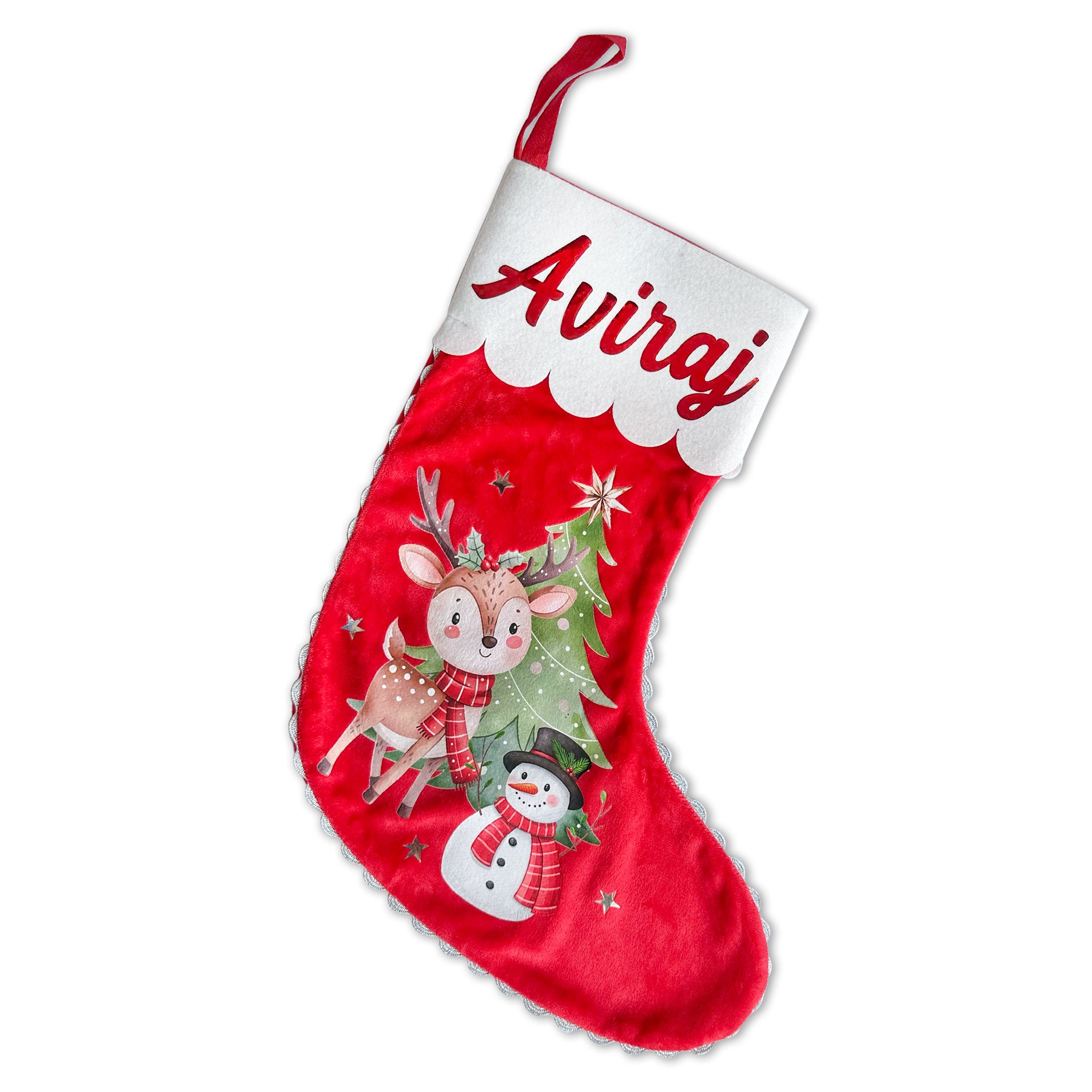 Personalised Velvet Stocking