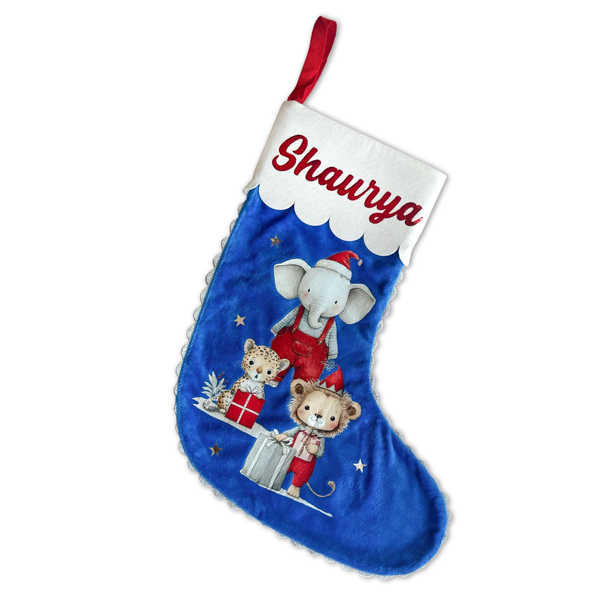 Personalised Velvet Stocking