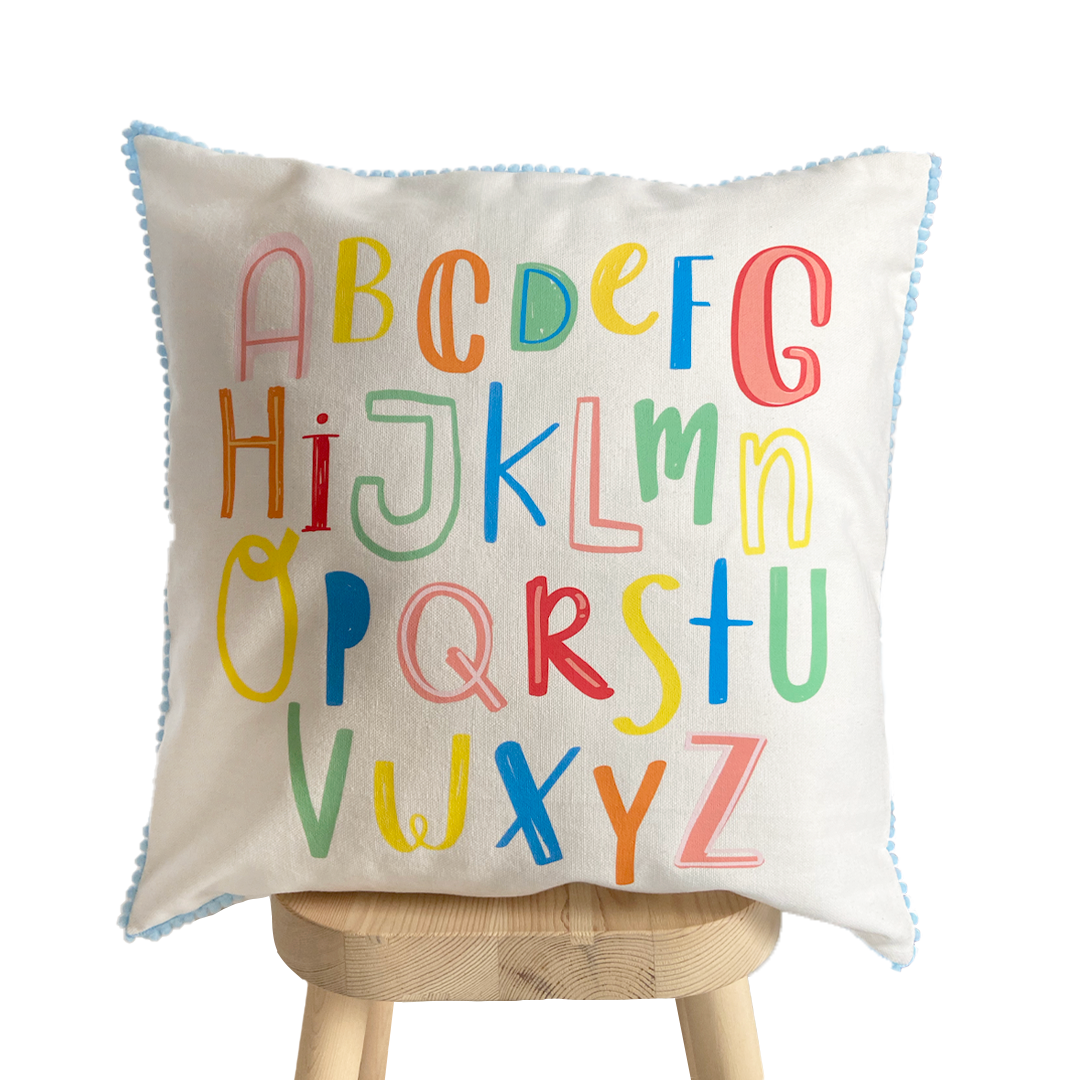 Throw Cushion - A to Z Alphabets