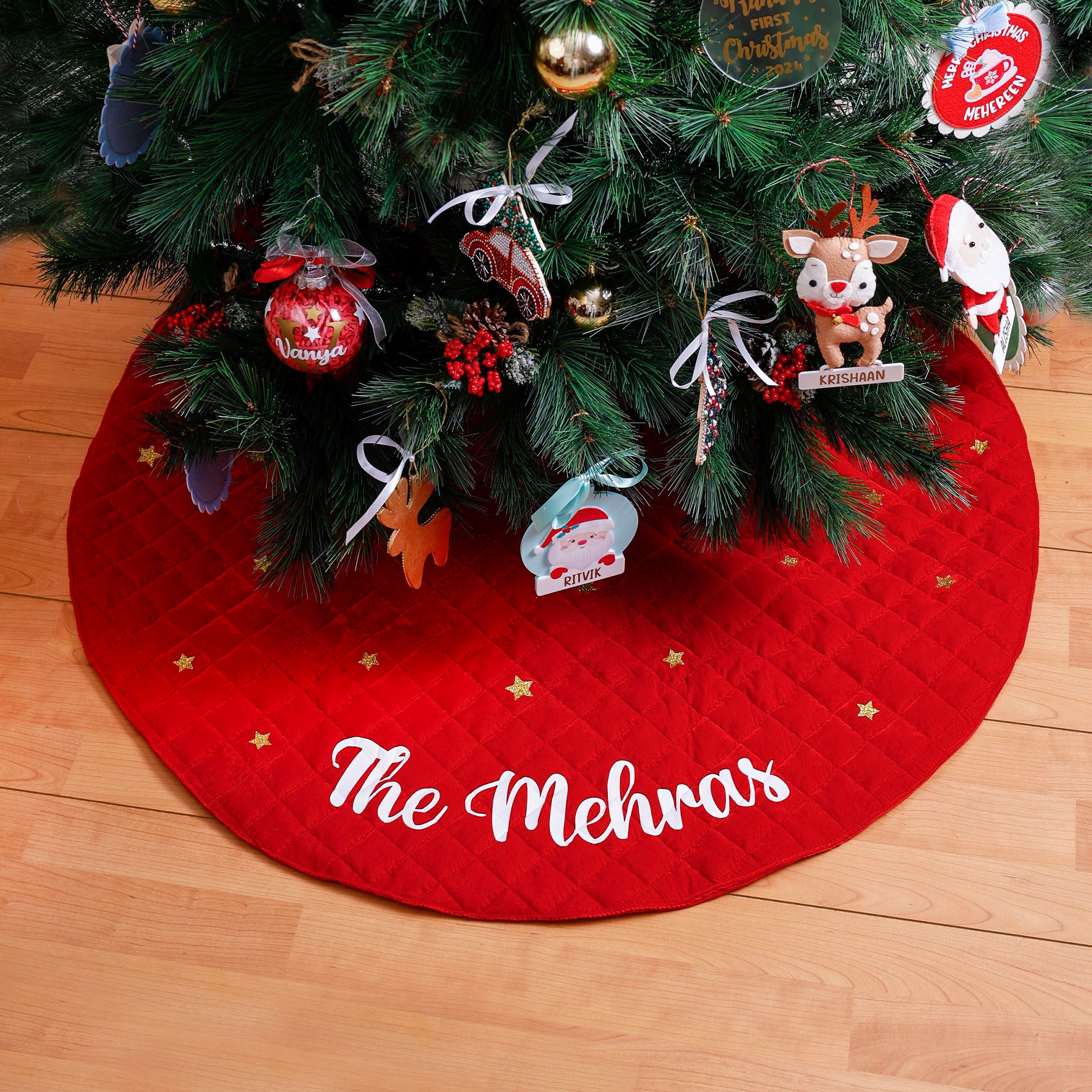 Personalised Quilted Tree Skirt