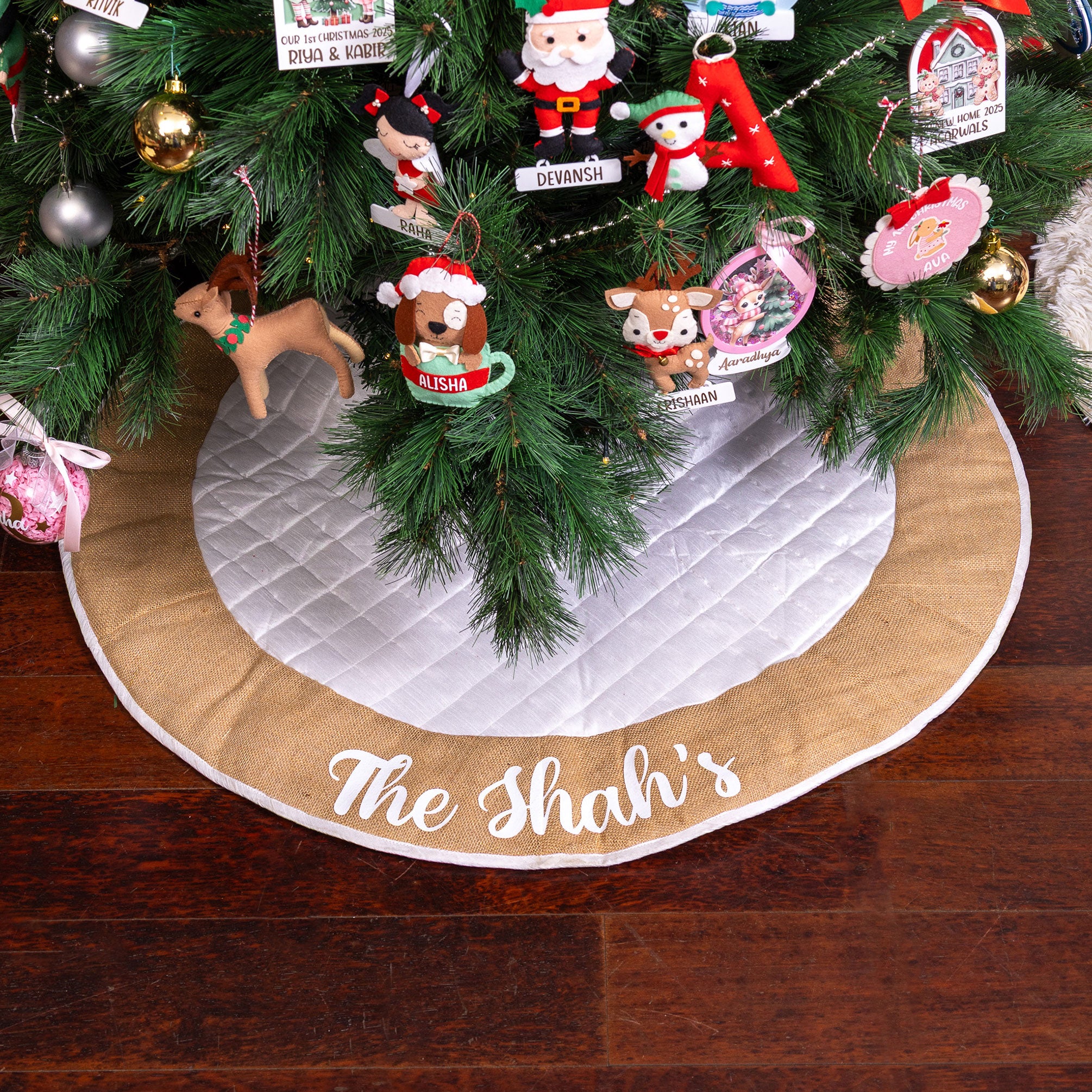 Personalised Quilted Tree Skirt