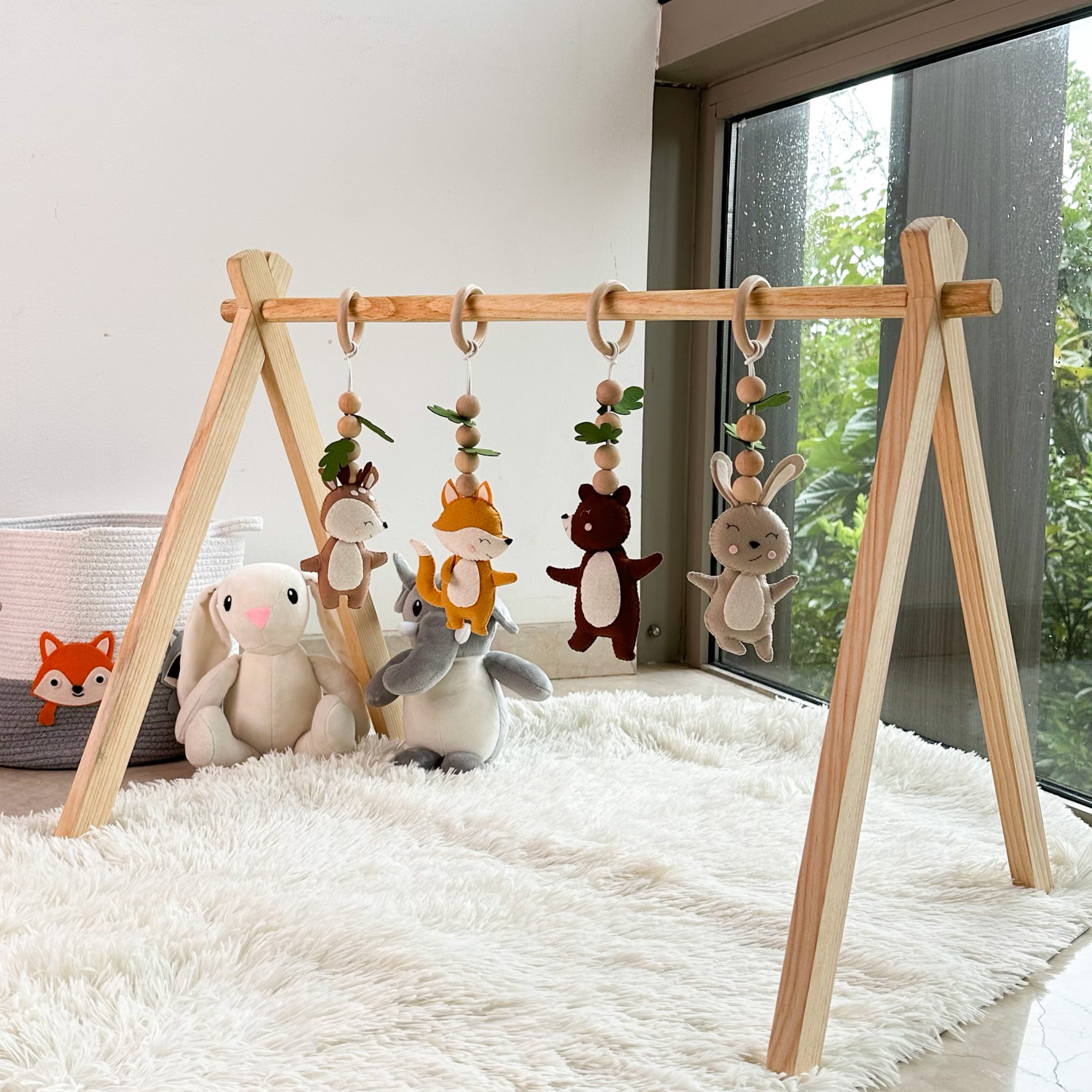 Baby Nursery Play Gym - Woodland Adventures