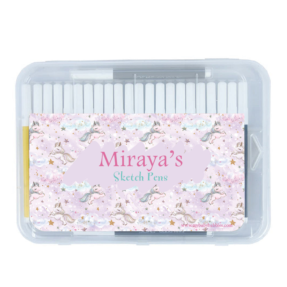 Personalised Aqua Sketch Pens