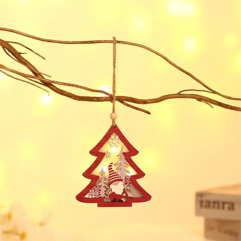 Starlight Gnome Ornament- Tree