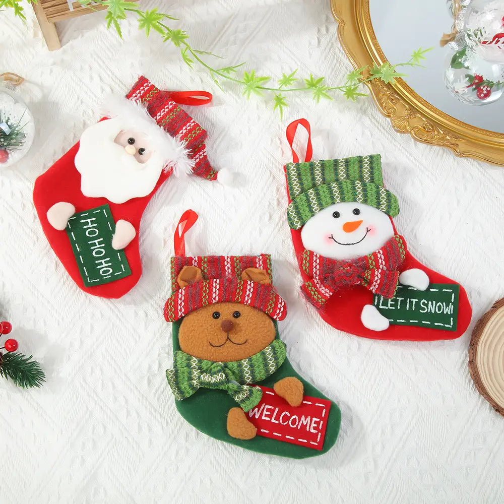 Ho Ho Ho Surprise! Mini Stocking (Set of 3)