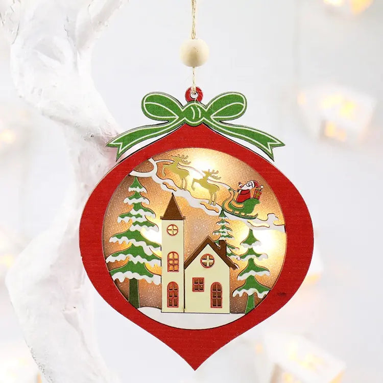 Starlight Snow Ornament- Town Hall