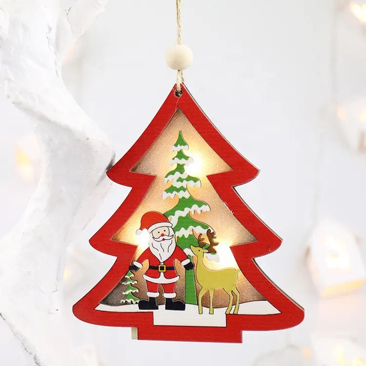 Starlight Snow Ornament- Tree