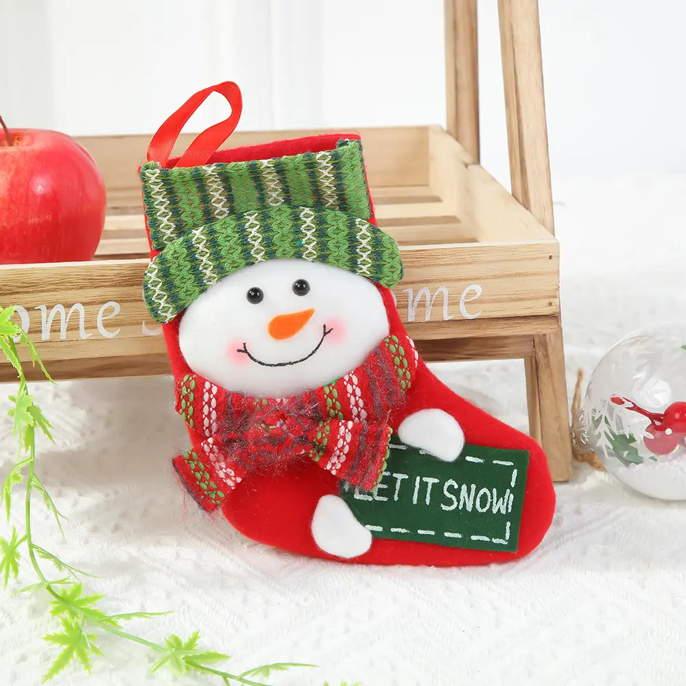 Ho Ho Ho Surprise! Mini Stocking (Snowman)