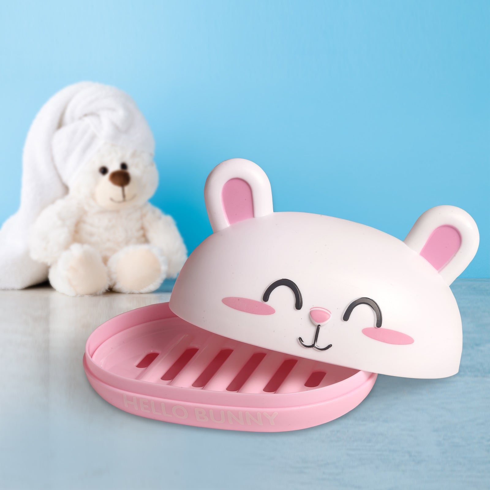 Bunny Light Pink Soap Box - Baby Moo