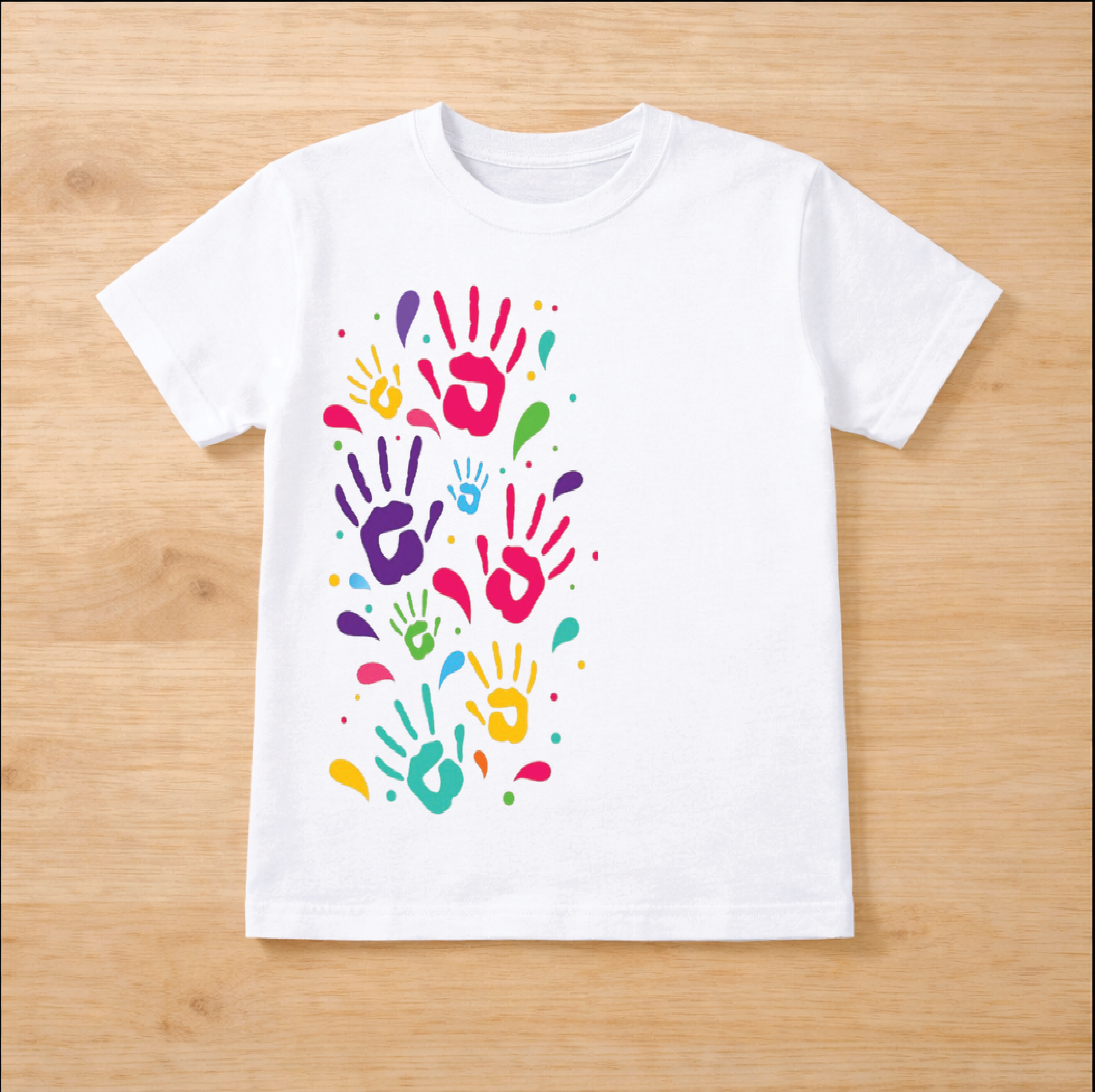 Personalised Holi Tee (With Name At The Back)