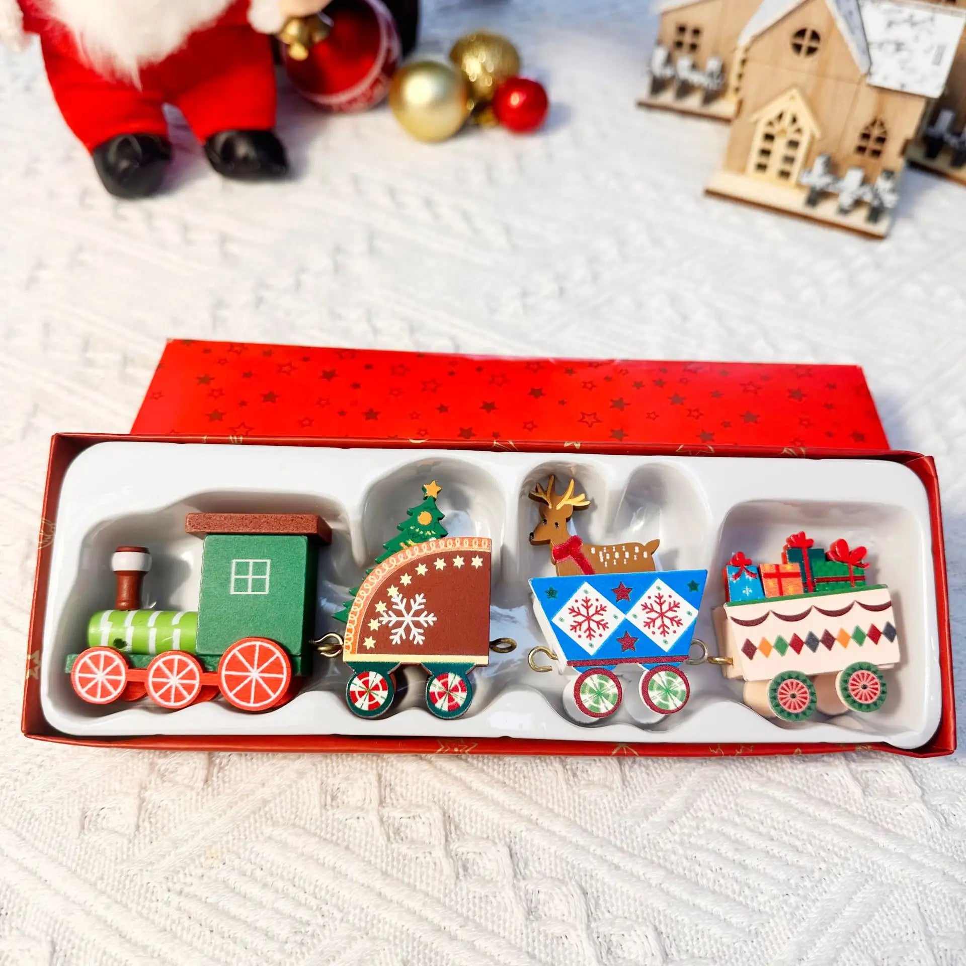 Jingle Bell Express Train (Set of 3)