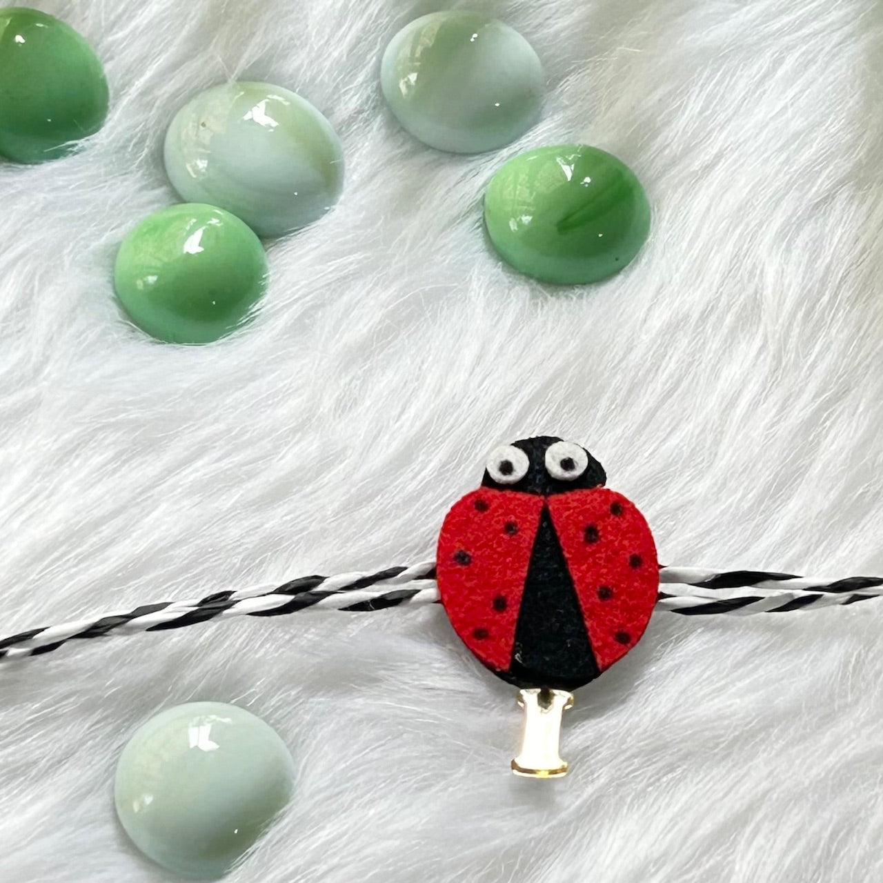Babble Wrap Handmade Felt Rakhi With Initials
