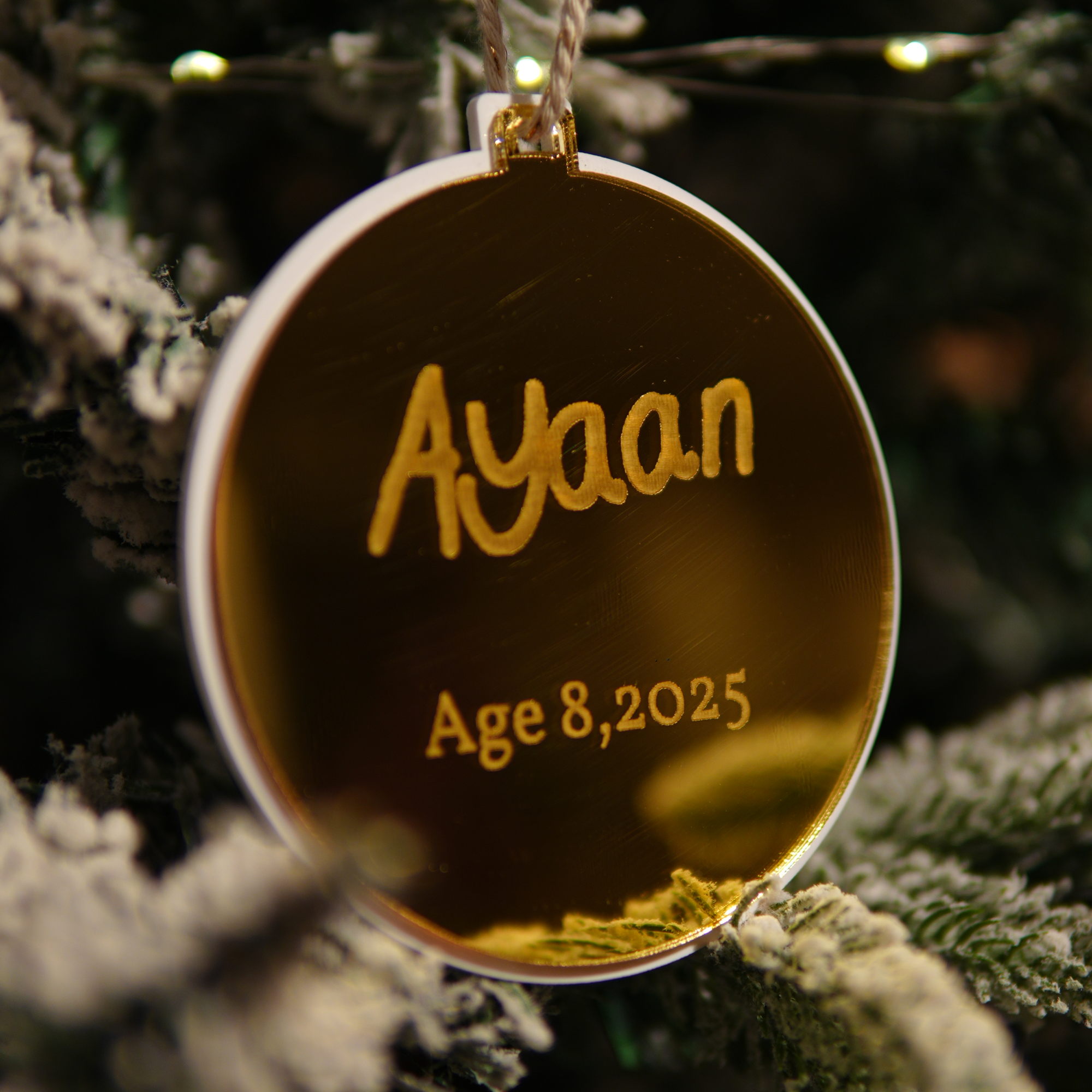 Handwritten Ornament