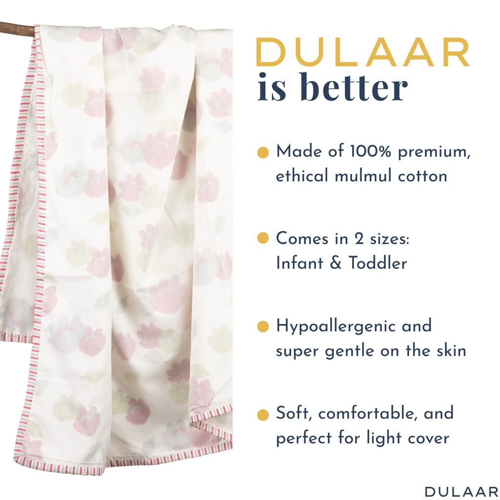 Mulmul Muslin Dohar | Hand-Block Printed
