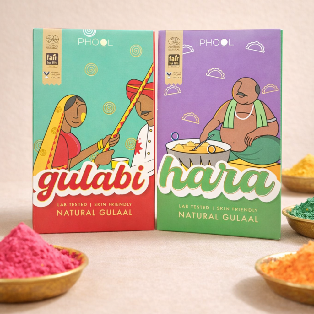 Phool Natural Holi Gulaal(Set of 4)