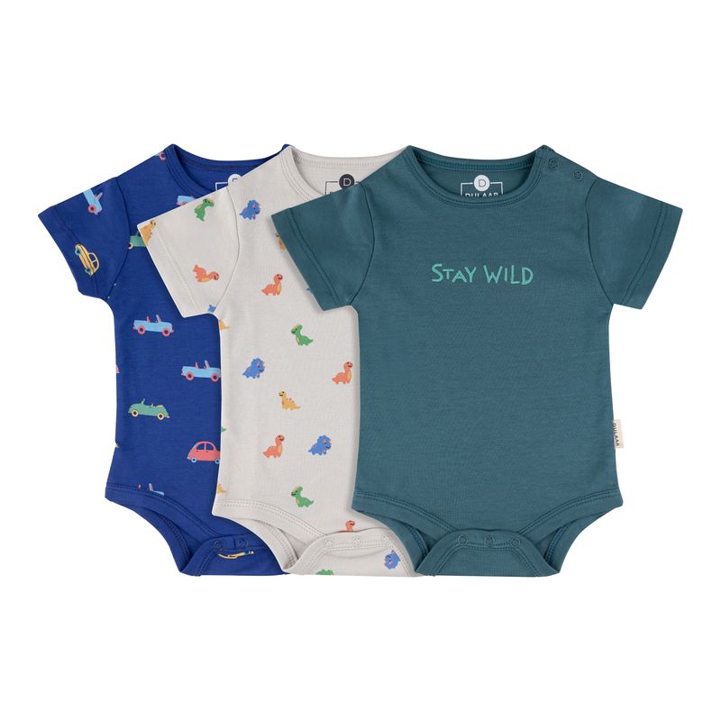 Cotton T-Shirt Onesie Set of 3