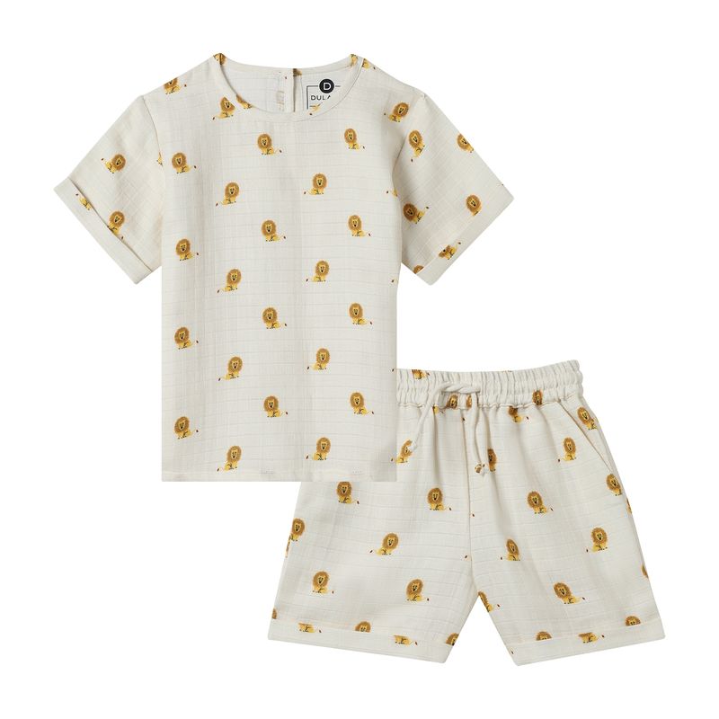 Organic Muslin Tee & Shorts Set