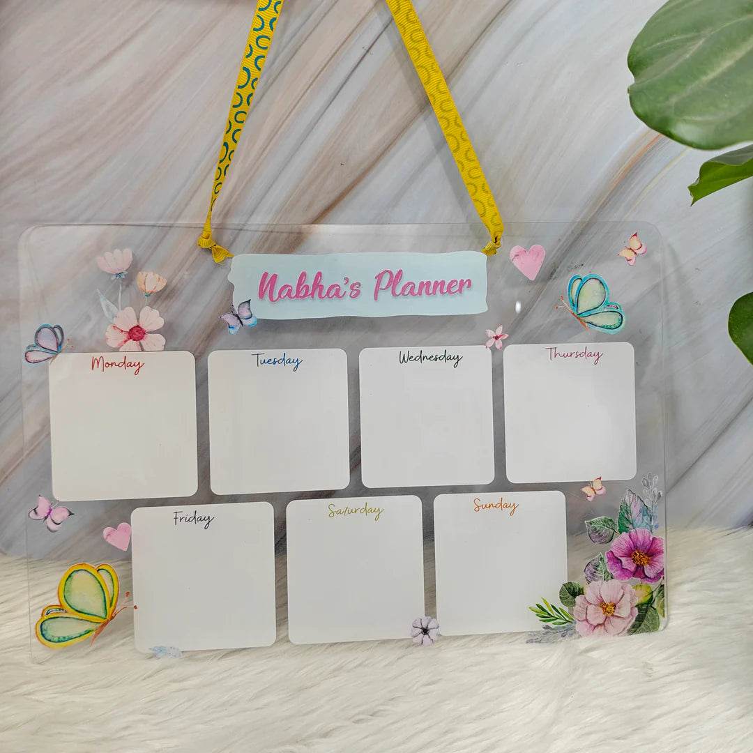 Personalised Acrylic Planner