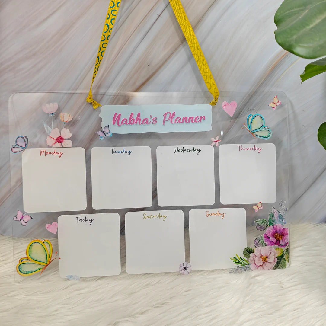 Personalised Acrylic Planner