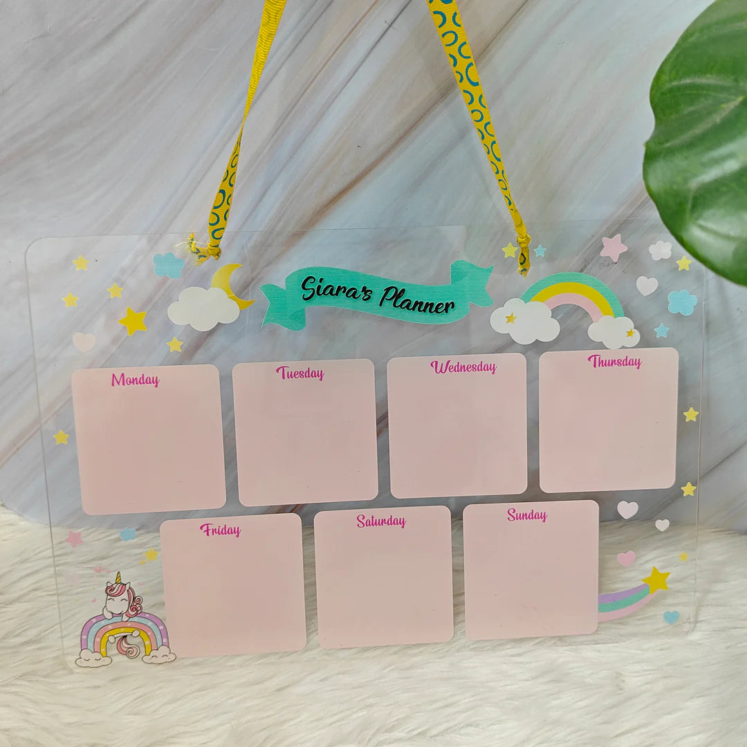 Personalised Acrylic Planner