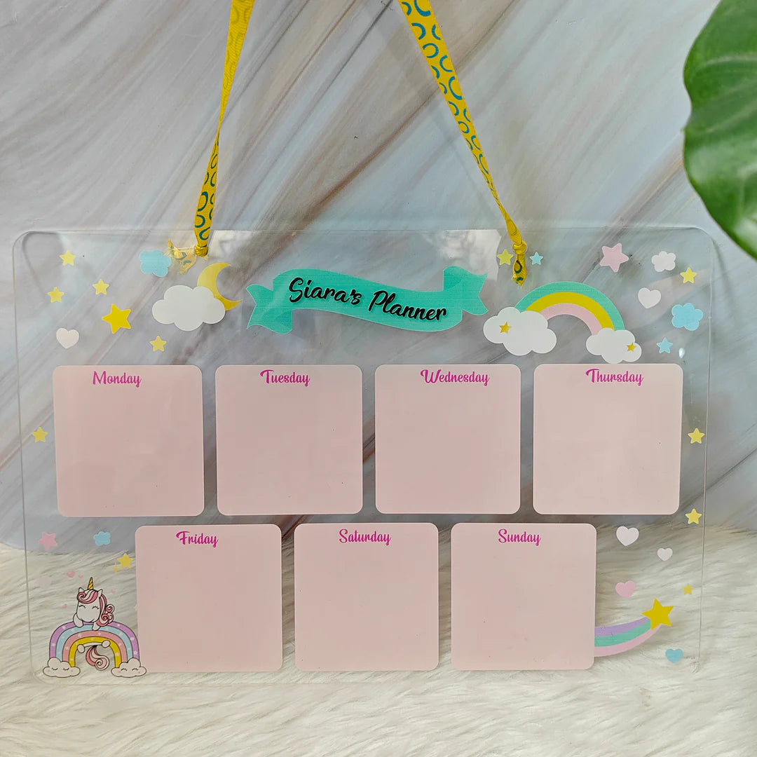 Personalised Acrylic Planner