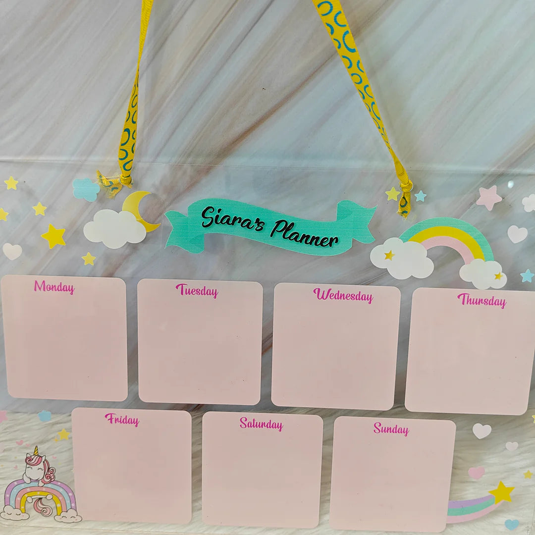 Personalised Acrylic Planner
