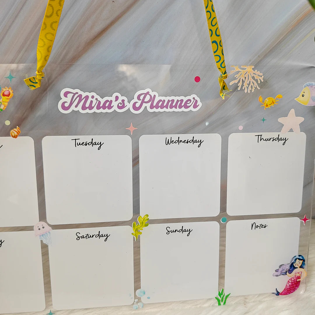 Personalised Acrylic Planner