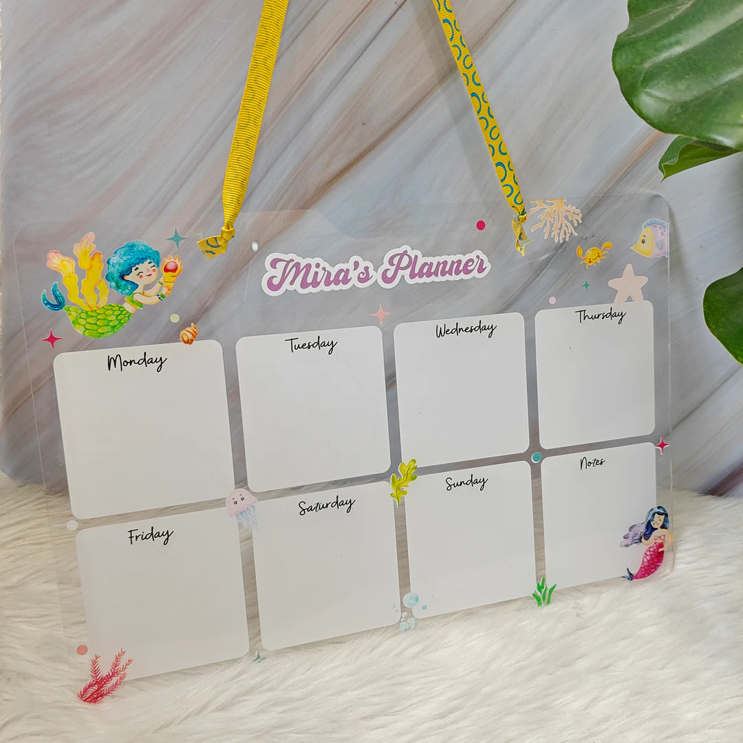 Personalised Acrylic Planner