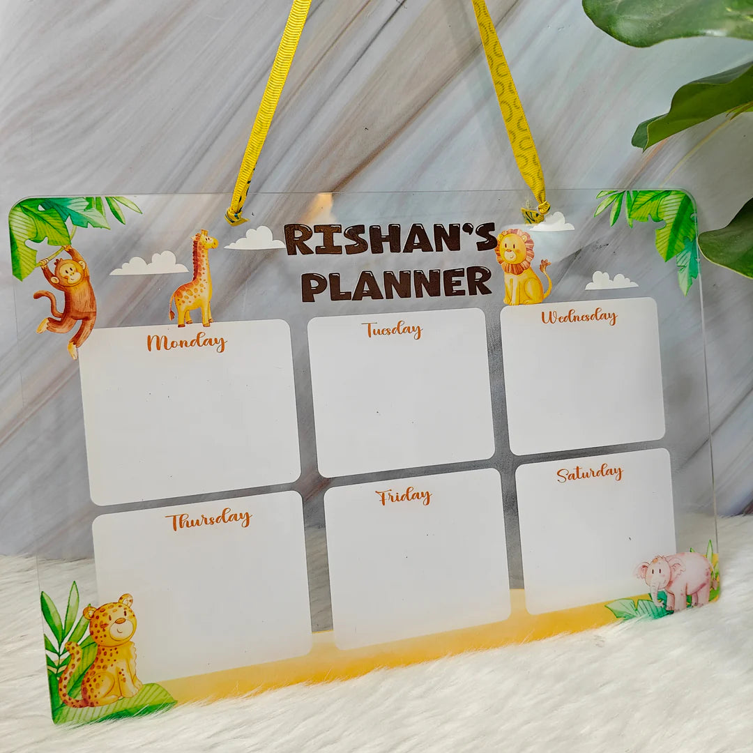 Personalised Acrylic Planner