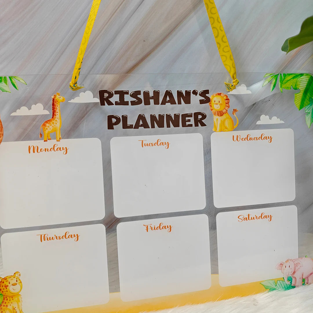 Personalised Acrylic Planner