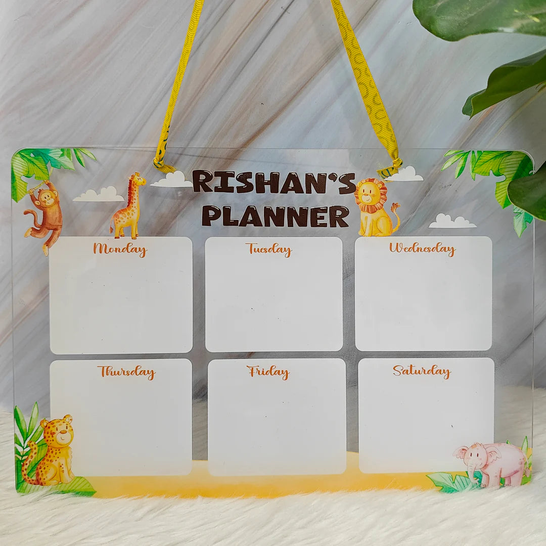 Personalised Acrylic Planner