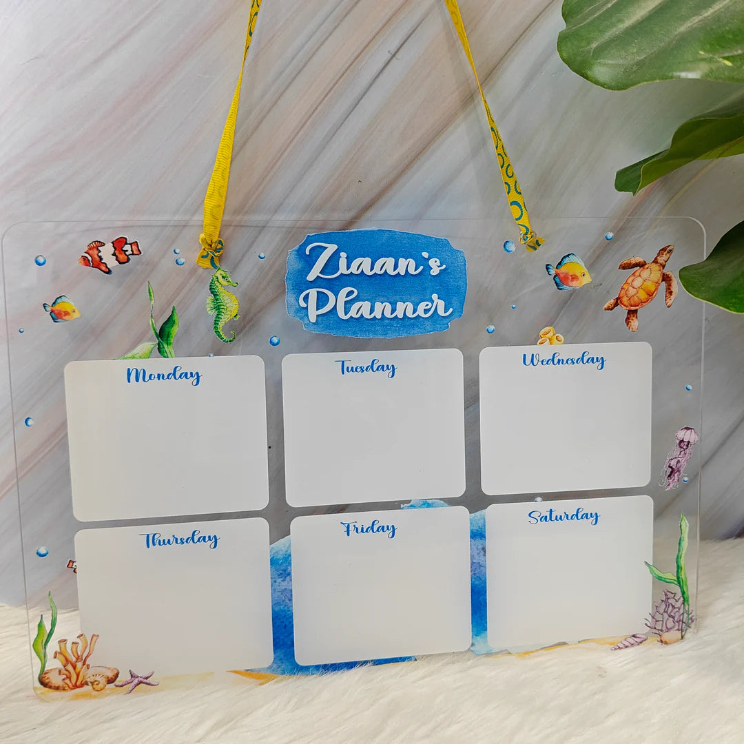 Personalised Acrylic Planner