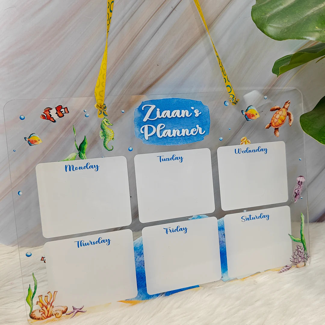 Personalised Acrylic Planner