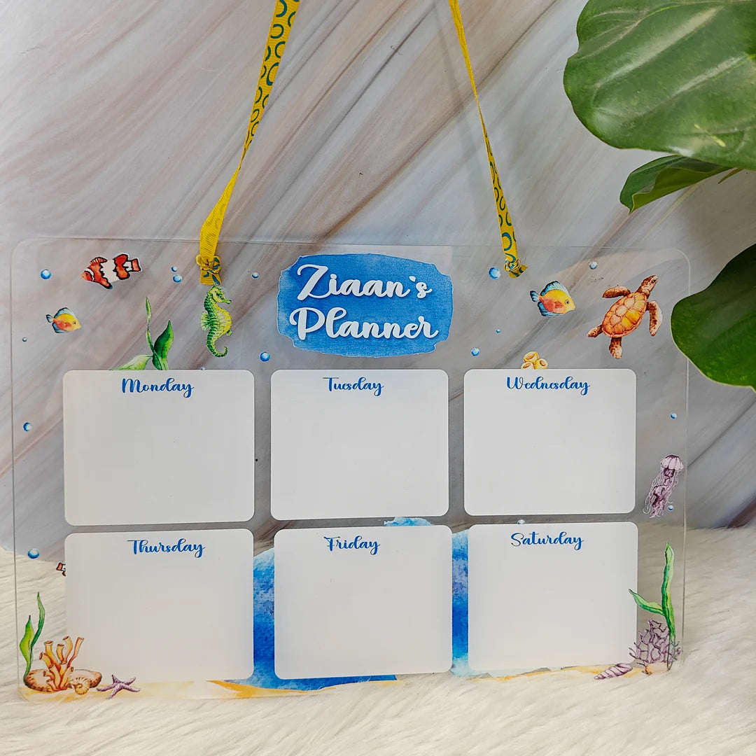 Personalised Acrylic Planner