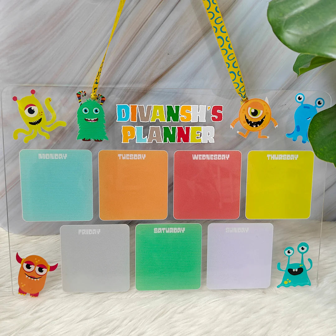 Personalised Acrylic Planner