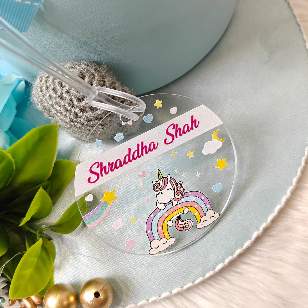 Personalised Acrylic Luggage Tag