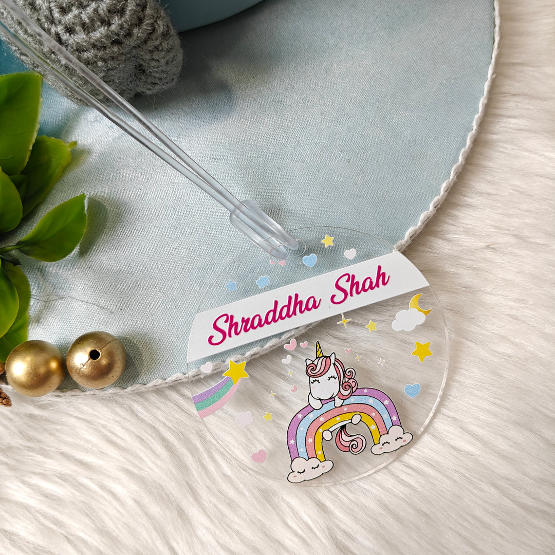 Personalised Acrylic Luggage Tag