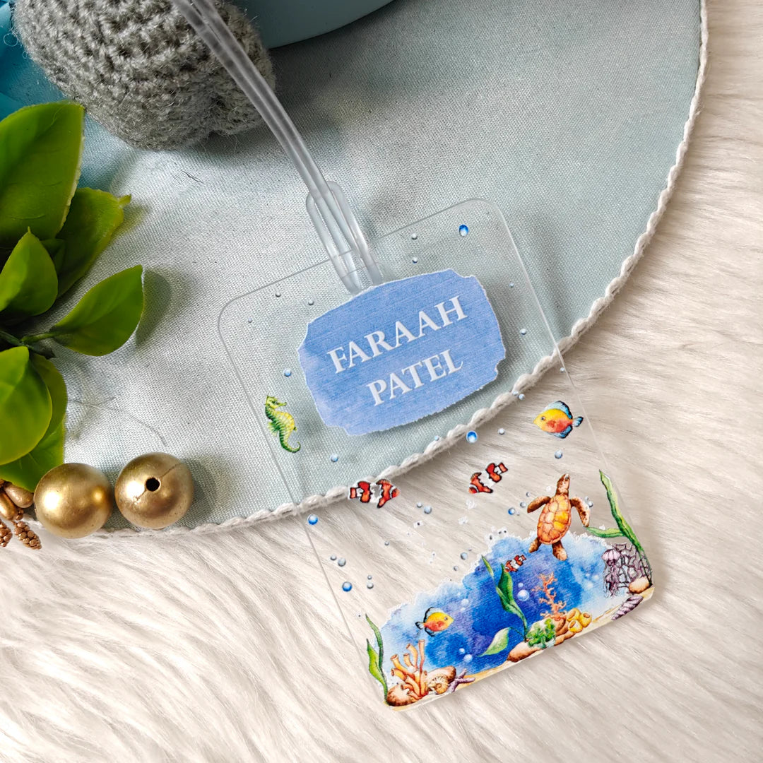 Personalised Acrylic Luggage Tag