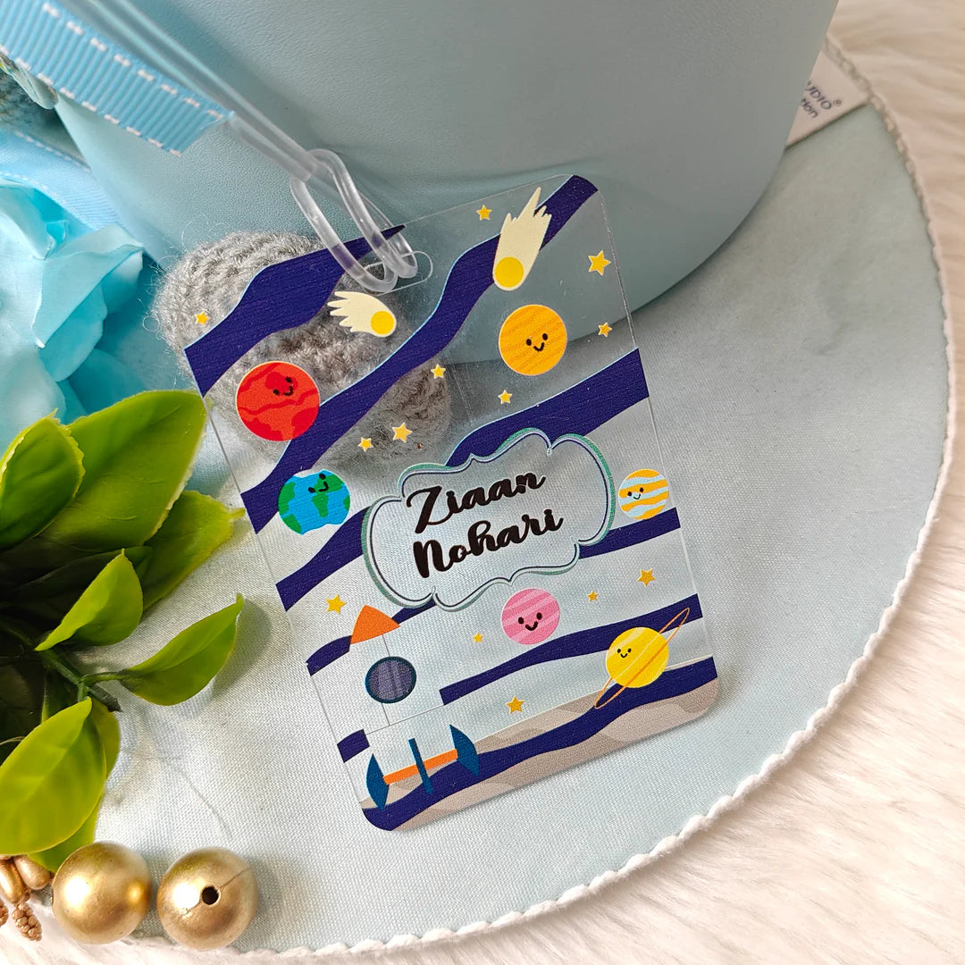 Personalised Acrylic Luggage Tag