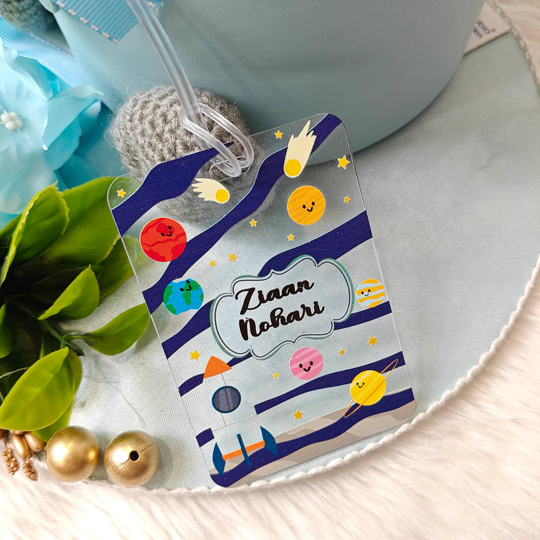 Personalised Acrylic Luggage Tag