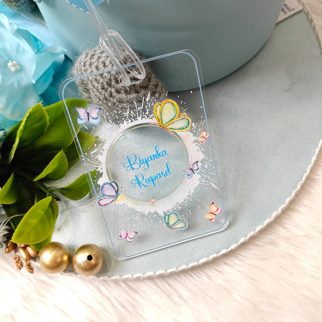 Personalised Acrylic Luggage Tag