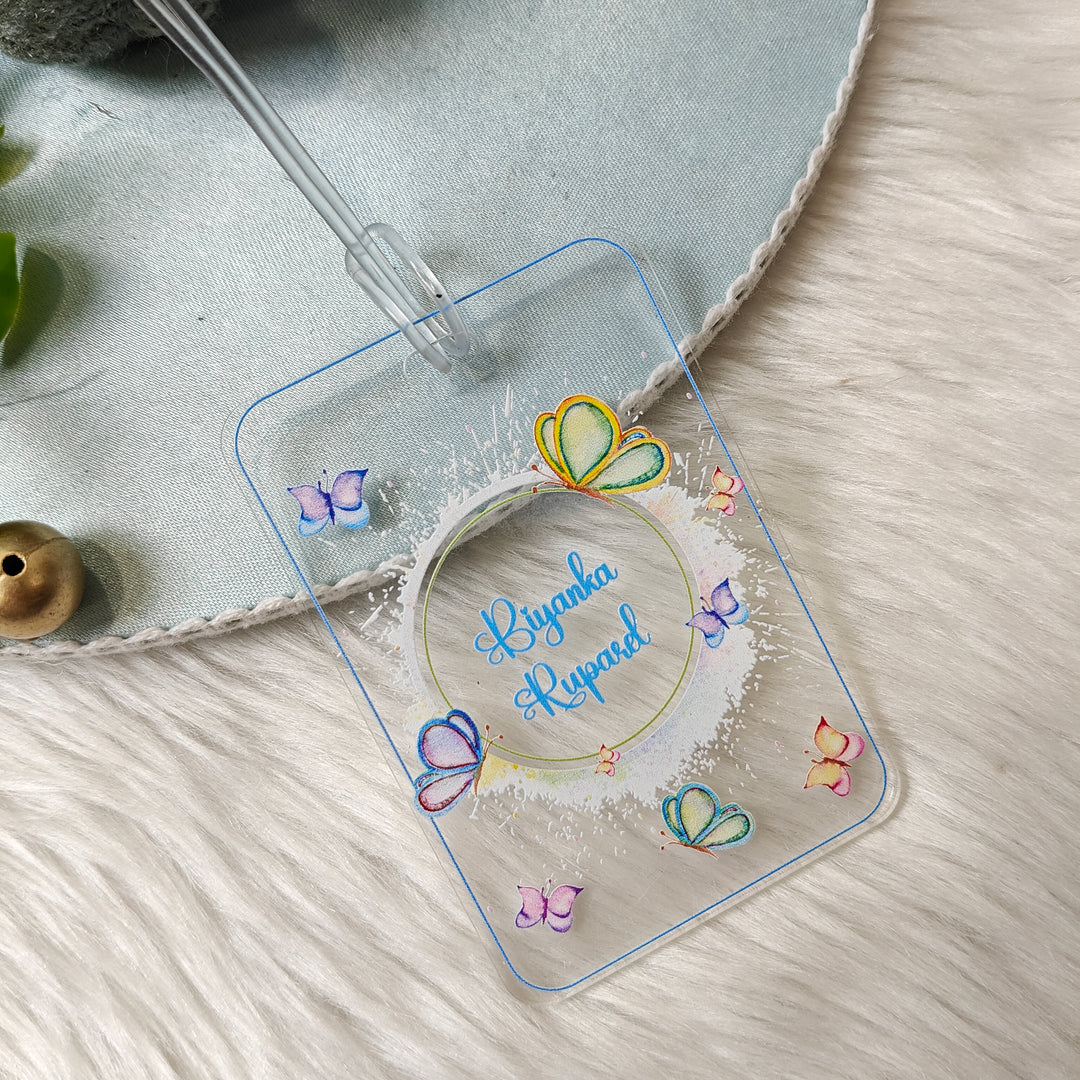 Personalised Acrylic Luggage Tag