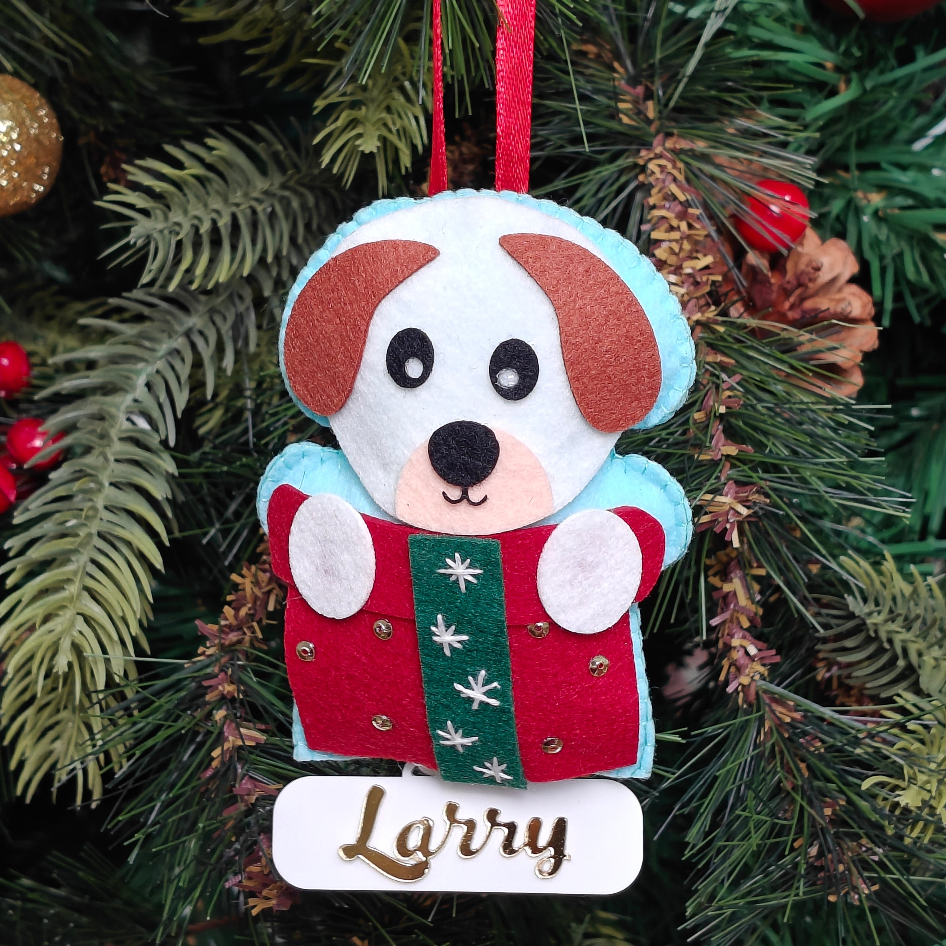Personalised Festive Paw Buddy Ornament