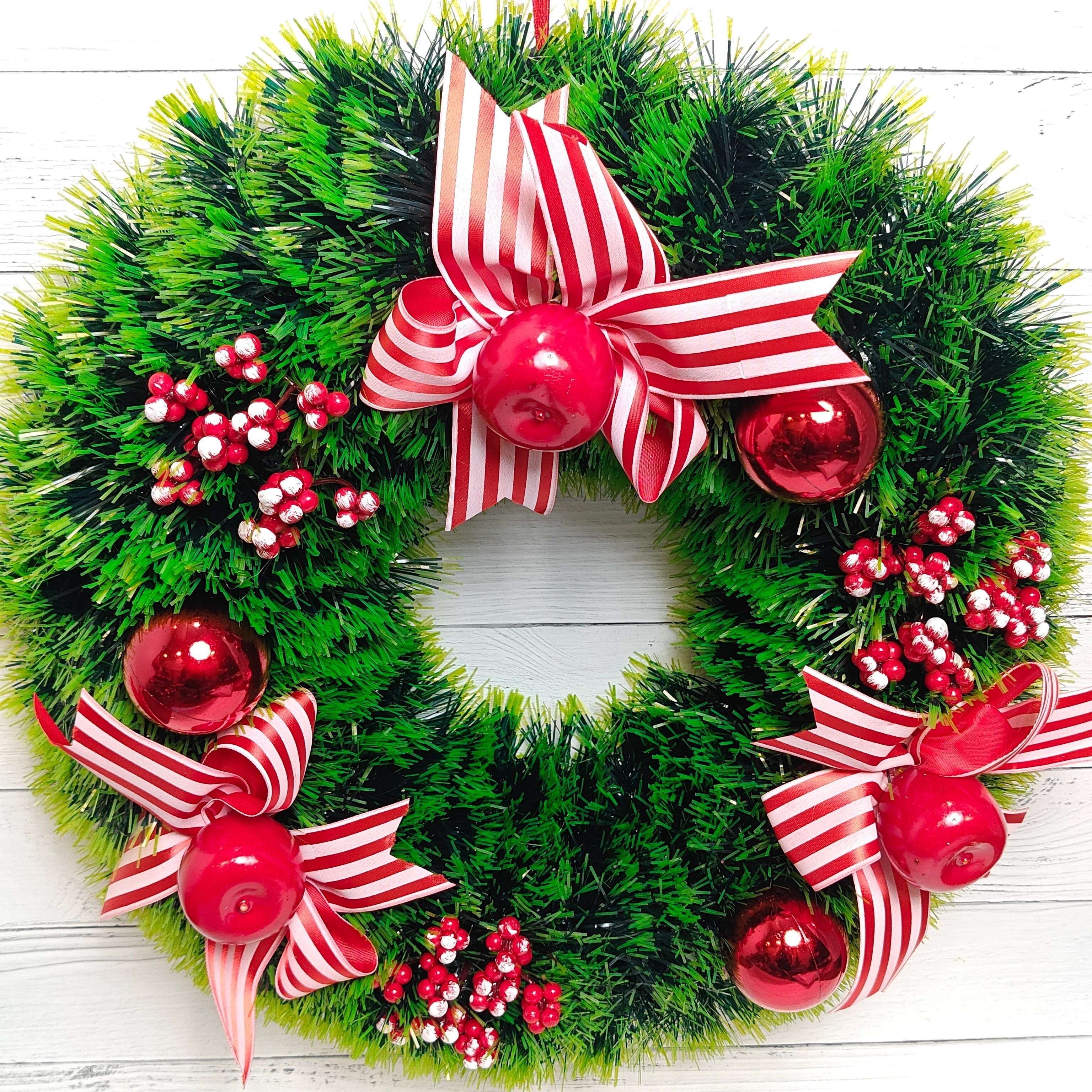Cherry Bow Orchard Wreath