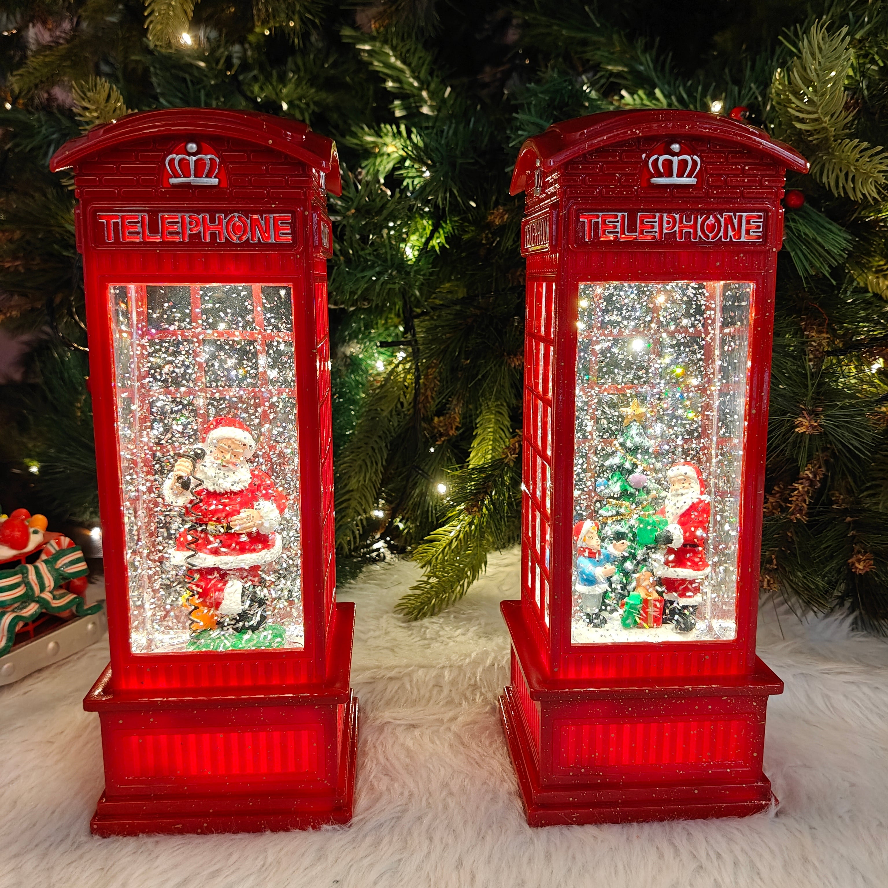 Waterlight Carols – Santa Phone Booth