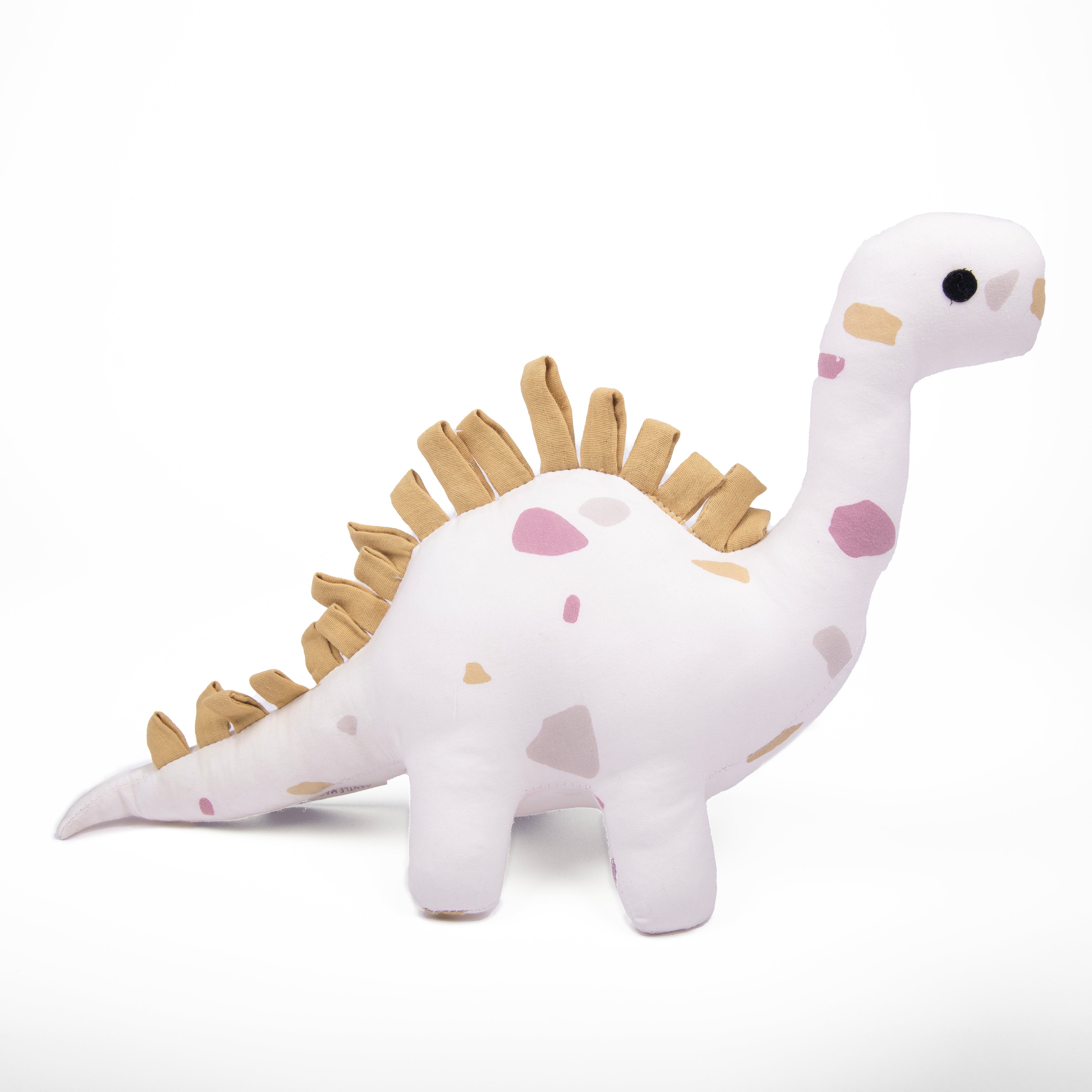 Organic Cotton & Naturally Dyed Soft Toy | Pebbles The Dino
