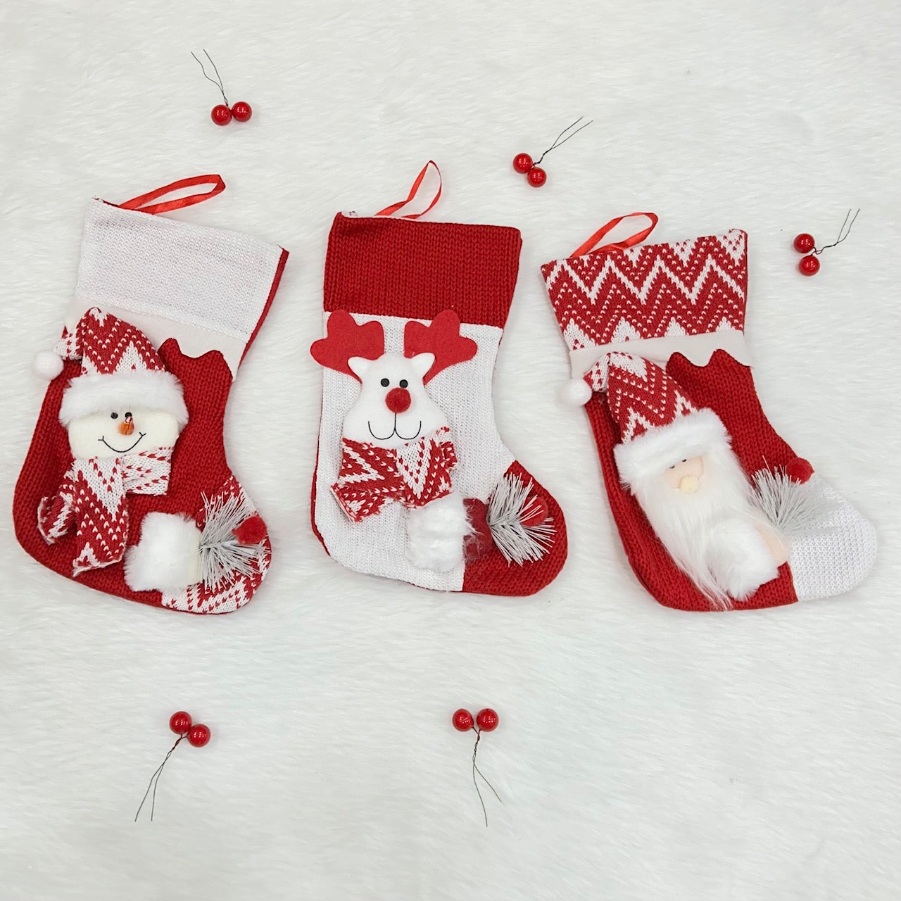 Crochet Comfort Mini Stocking (Snowman)