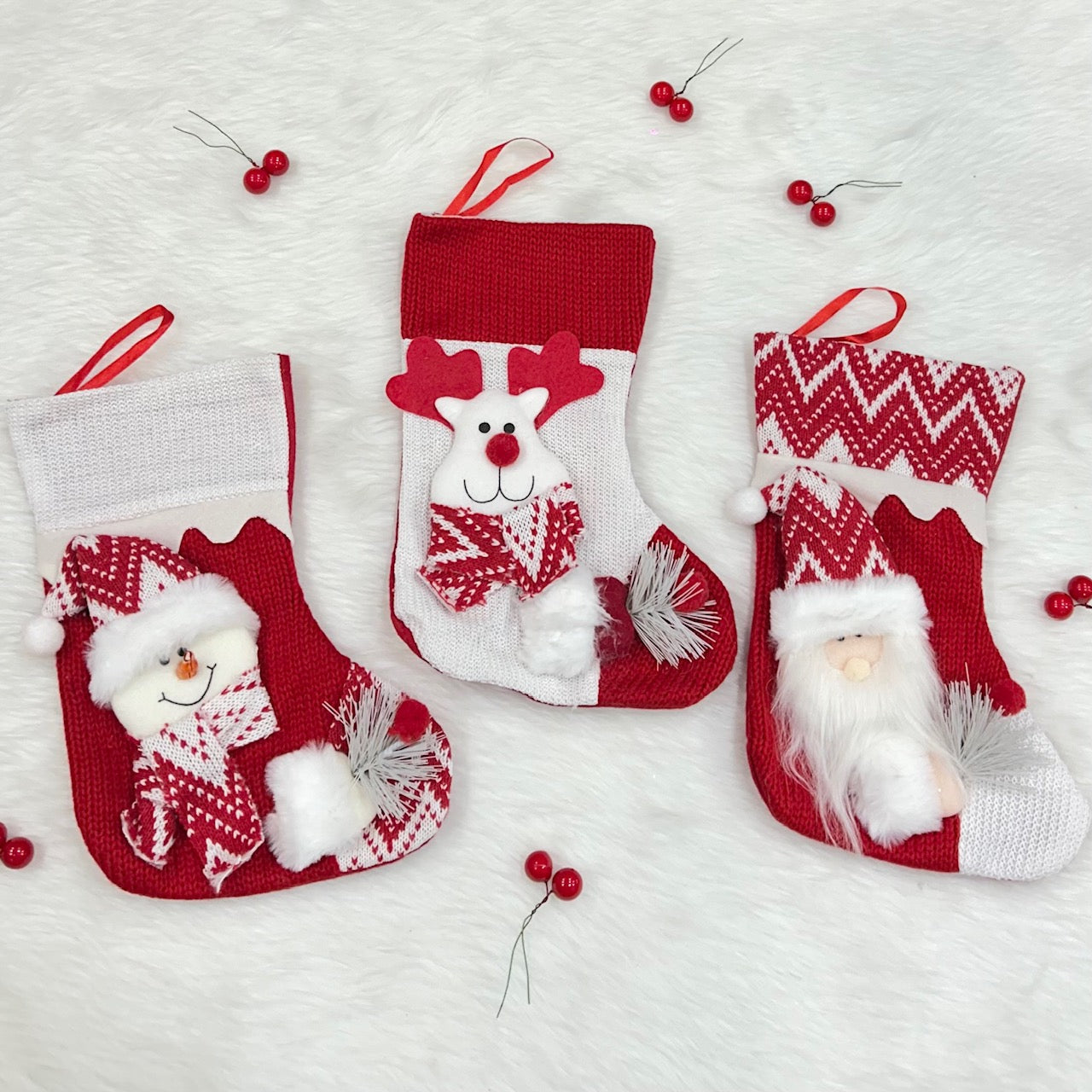 Crochet Comfort Mini Stocking (Set of 3)