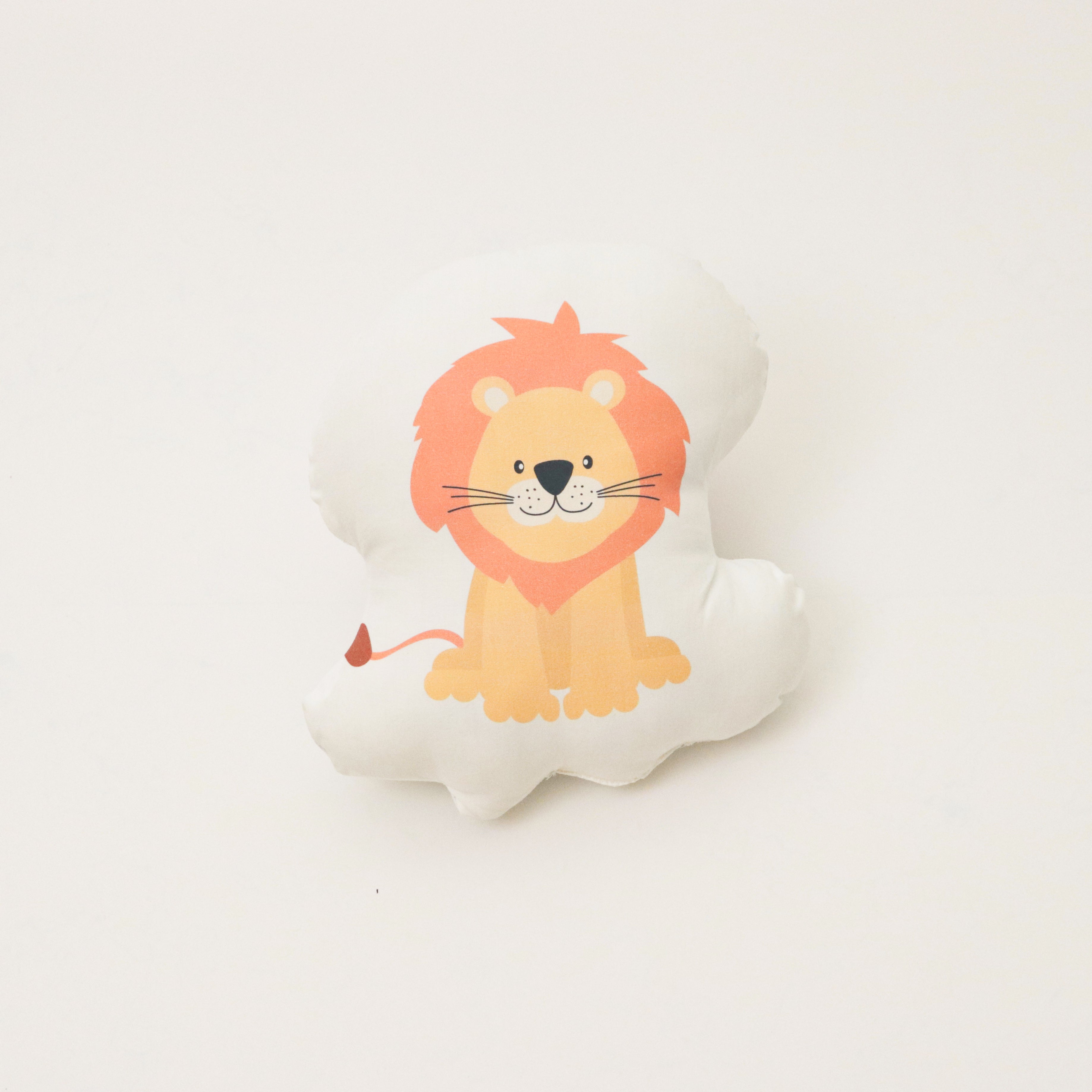 Lion Decor Cushion & Diwali Bodysuit Gift Set